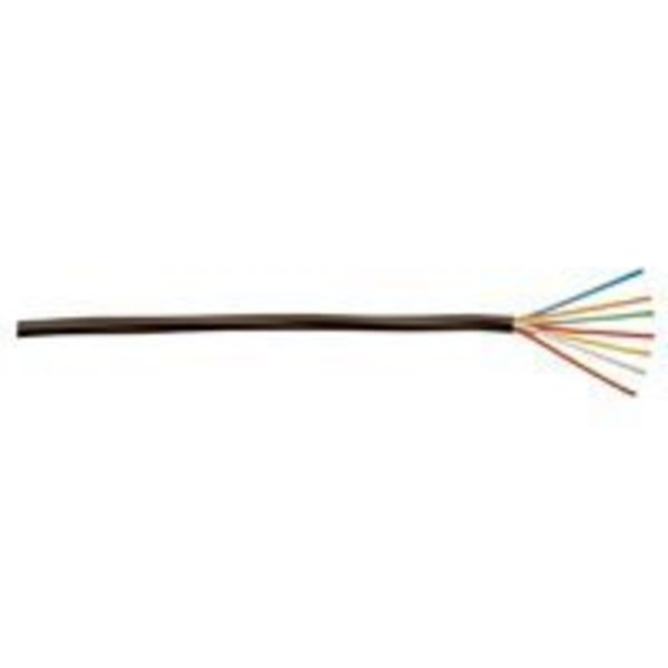 Cci CCI 553076607 Type CL-2 Thermostat Wire, 18 AWG, Brown PVC Sheath 553076607